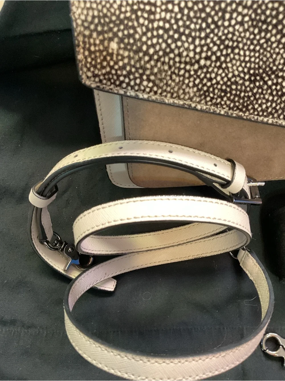 Botkier Cobble Hill Crossbody Bag - Mixed Media Suede & Calf Hair